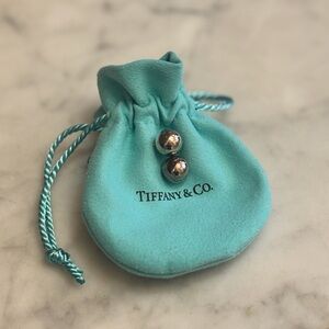 Tiffany & Co. .925 Silver Ball Stud Earrings
